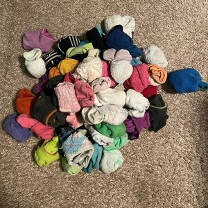 Lot of over 50 pairs of socks